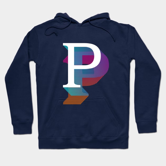 Letter P Hoodie by MplusC